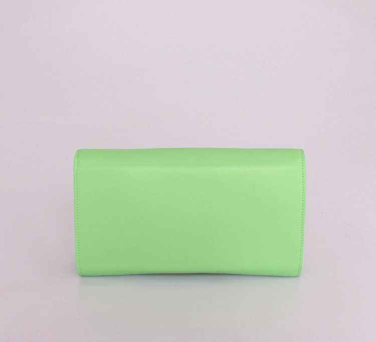 YSL monogramme tassel clutch 234524 green